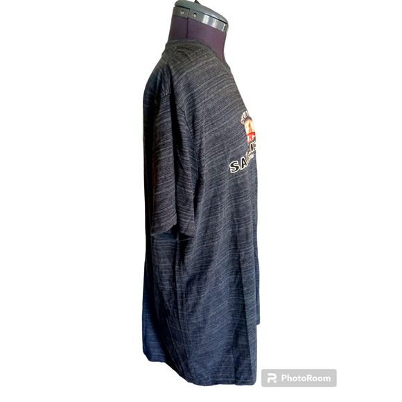 TeeMax San Francisco Embroidered  grey short sleeve tee shirt, XL - Picture 2 of 6